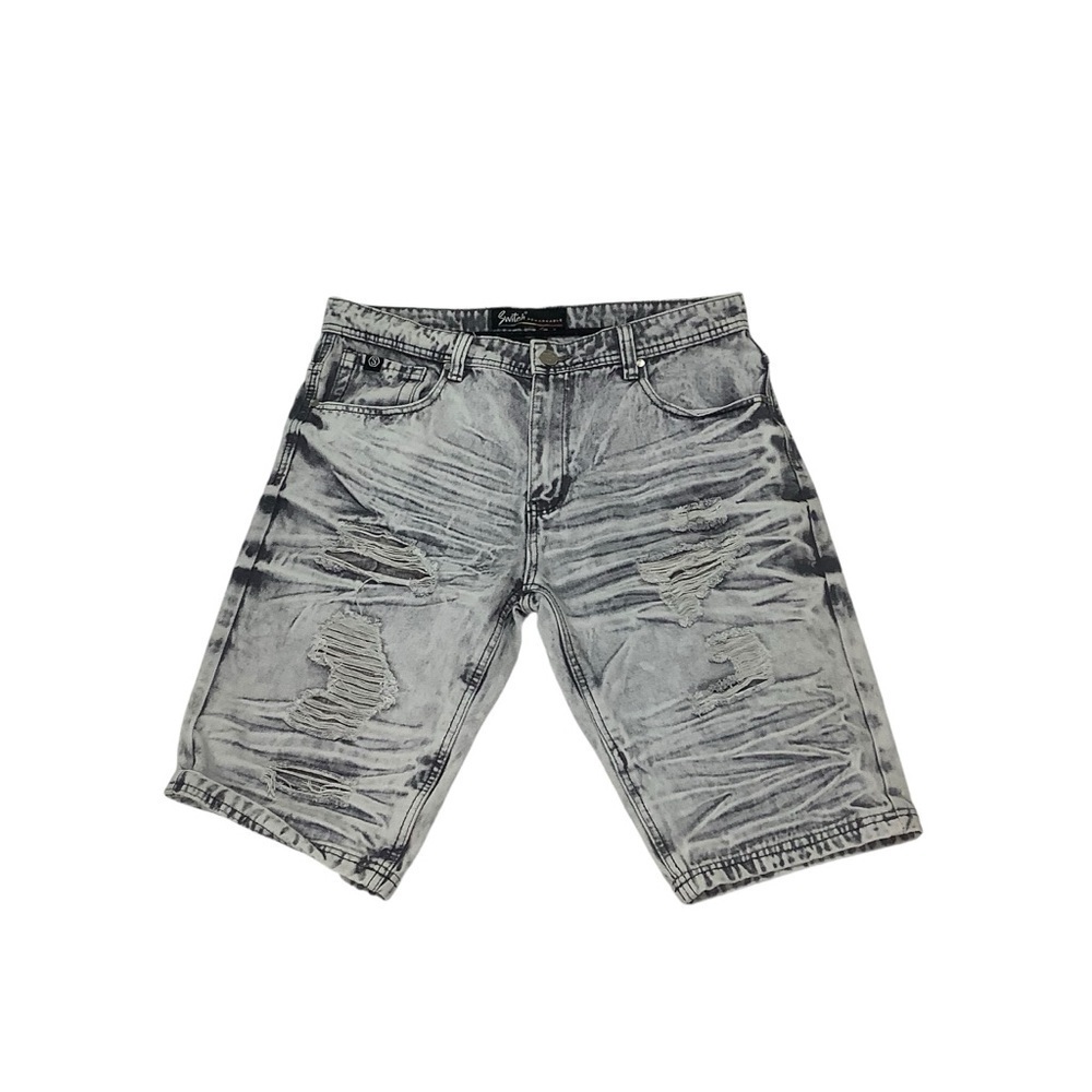 Switch Remarkable Jean Shorts Sz 36W White Stone Wash